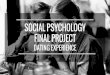 Social psychology final project dating experience