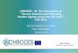 CHRODIS - JA. The Joint Action on “Chronic Diseases and Promoting Healthy Ageing across the Life Cycle”. Call 2013