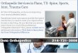 Orthopedic Services in Plano, TX- Spine, Sports, Joint, Trauma Care