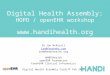 Digital assembly  Cardiff  HANDI-HOPD workshop