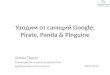 Артем Гидин - Уходим от санкций Google: Pirate, Panda & Penguin