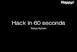 Hack in 60 seconds NYC