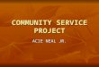 Community service project