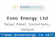 Exeo Energy - Solar Panels Oxford
