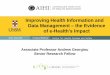 Andrew Georgiou, Australian Institute of Health Innovation - Improving Health Information and Data Management – the Evidence of e-Health’s Impact