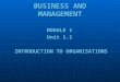 Introduction to types of business organisations