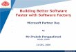 Software Factory Tools Partner Day Final
