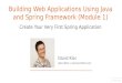 Building web applications with Java & Spring