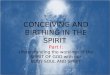 Conceiving and Birthing in the Spirit