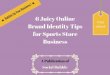 6 juicy online brand identity tips for sports store business