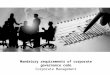 Mandatory requirements of corporate governance code - corporate management - Strategic Management - Manu Melwin Joy