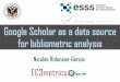 Google Scholar as a data source for bibliometric analysis