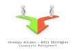 Strategic alliance  - entry strategies - corporate management -