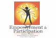 Chapter 8 empowerment and participation & managing change