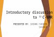 Introductory discussion to 13 C NMR