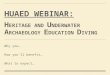 Heritage & Underwater Archaeology Education Diving