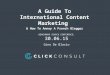 A Guide To International Content Marketing & How To Annoy A French Blogger | Benchmark Search Conference 2015