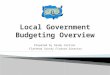 Local government budgeting overview