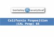 Propostion 65 (CA Prop 65) Explained - Berkeley Analytical