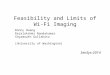 Feasibility and Limits of Wi-Fi Imaging