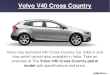 Volvo V40 Cross Country Petrol Features and Price