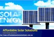 Affordable solar solutions