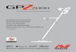 Instruction Manual Getting Started Guide Minelab GPZ 7000 Metal Detector French Language     -web4901 0188-1