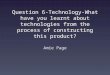 Question 6 technology