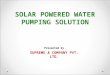 Solar water pumping_solution