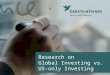 Research on Global Investing vs. US-only Investing