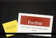 Forfeit - Our Family Game Show