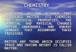 chemistry introduction