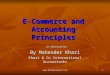 E commerce and accounting principles