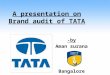 A presentation on brand audit of tata