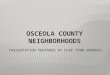 Osceola County Neighborhoods