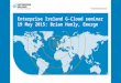 Enterprise Ireland seminar on UK G-Cloud. May 2015. Brian Hanly, Emergn