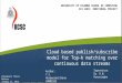 [Undergraduate Thesis] Final Defense presentation on Cloud Publish/Subscribe Model for Top-k Matching Over Continuous Data-streams