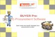 BUYER Pro: E-Procurement Software