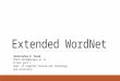 Extended WordNet