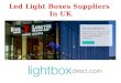 Led Light Boxes Suppliers In UK