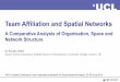 Team Affiliation and Spatial Networks