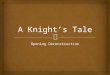 "A Knight's Tale" Opening Title Sequence Deconstruction