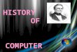 history and uses of computer in different areas