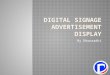 Digital signage ad display