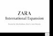 Case study - Zara International Retail Expansion