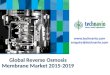 Global Reverse Osmosis Membrane Market 2015-2019
