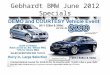 Gebhardt bmw june 2012 pre owned and lease specials