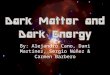 Dark matter and dark energy (1)