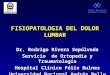 Fisiopatologia dolor lumbar sribd (pp tshare)