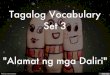 Tagalog Vocabulary Set 2   "Alamat ng mga Daliri"